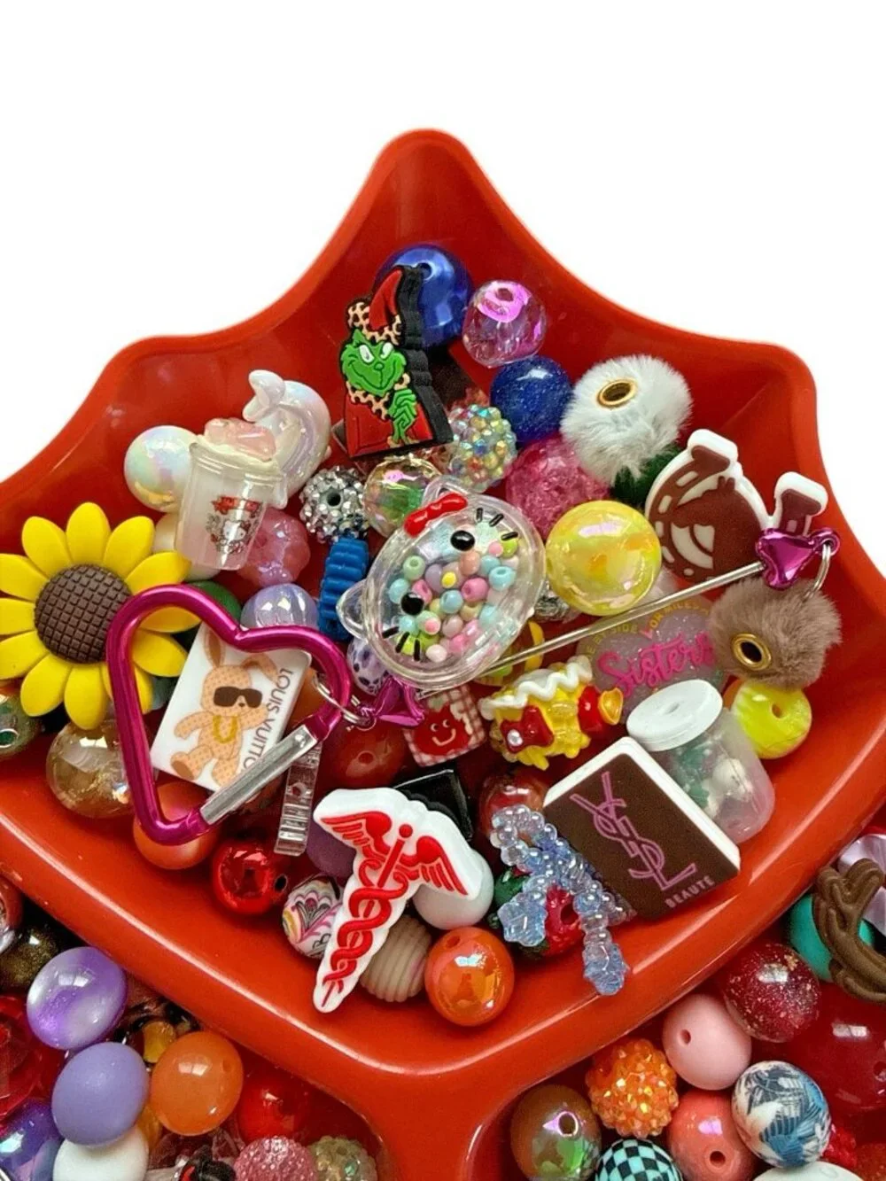Beads-170+ Beads/Focals/Spacers/Beadables For DIY Pens,Keychains#2